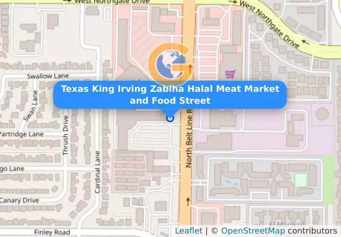 Texas King Irving Zabiha Halal Meat Market and Food Street