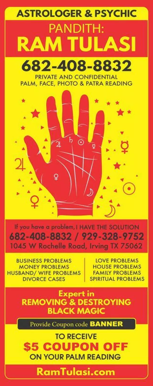 Astrologer & Psychic Reading By Ram Tulasi